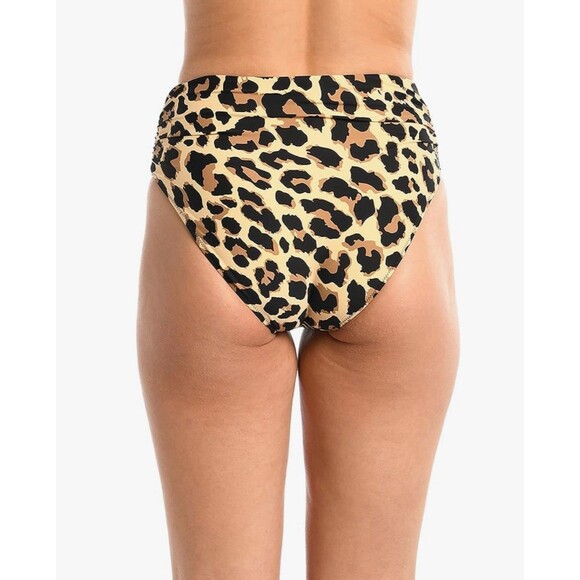 La Blanca Women's Mid Waist Sash Band Swimsuit Bottom Wearable 2side, Size 4 - Picture 2 of 7